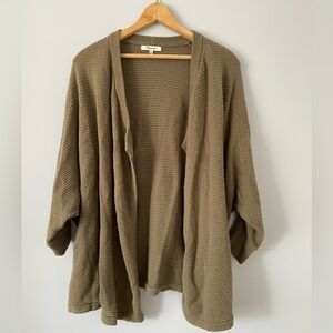 Madewell Seabank Cardigan Open Front Sweater, Size XL, Dolman Sleeve Sweater